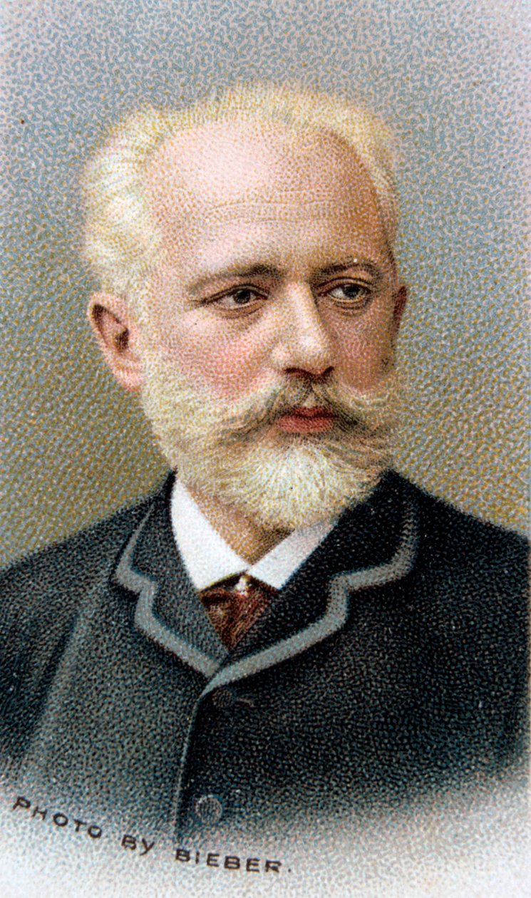 Pjotr Iljitsj Tjajkovskij, russisk komponist fra det 19. århundrede, 1912 af Unbekannt