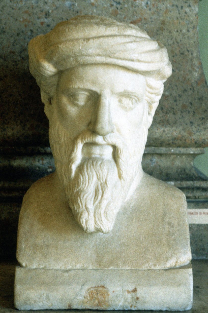 Pythagoras, oldgræsk matematiker og filosof, 6. århundrede f.Kr af Unbekannt