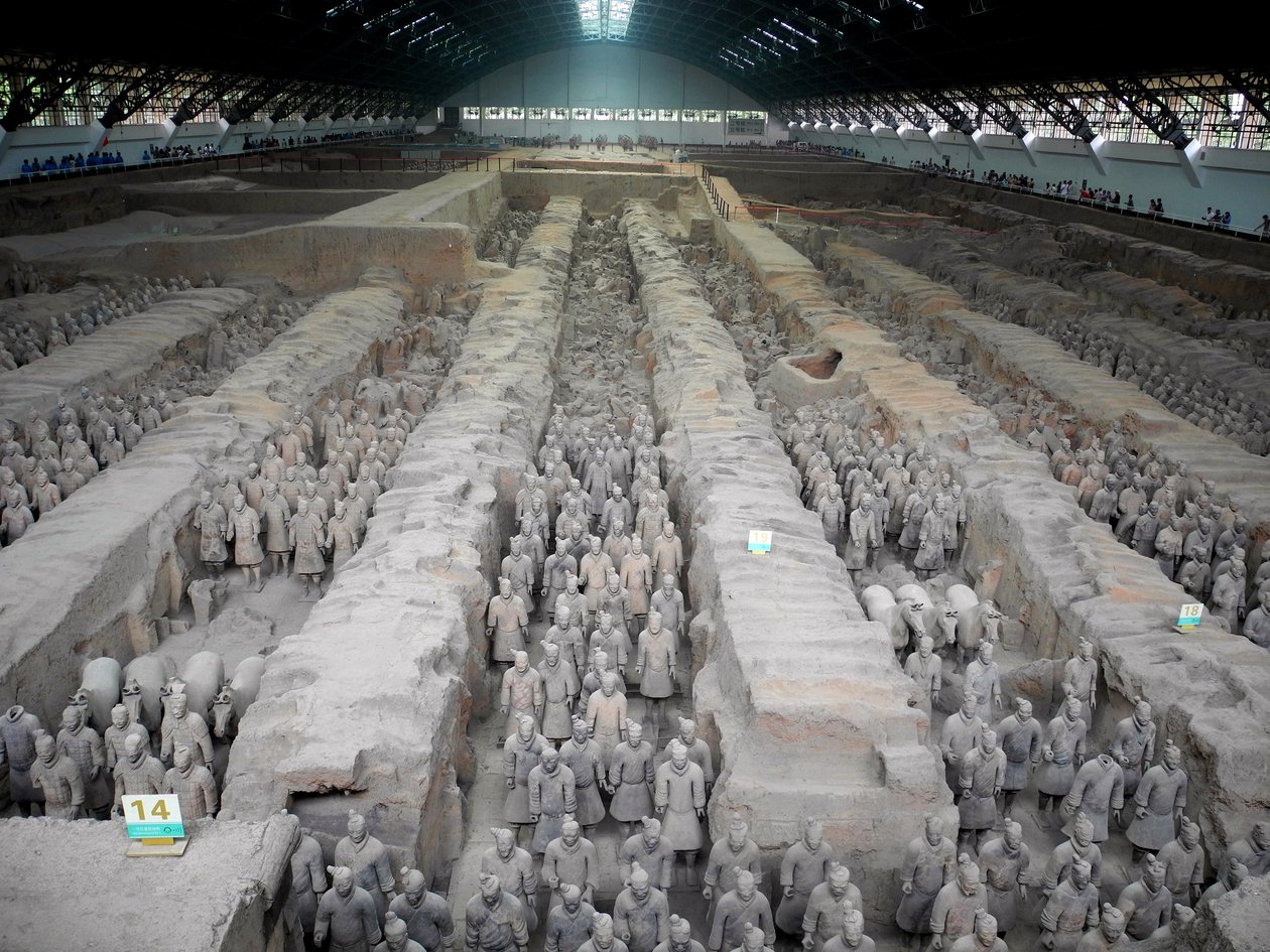 Q in shi Huang terracotta arm ee af Unbekannt