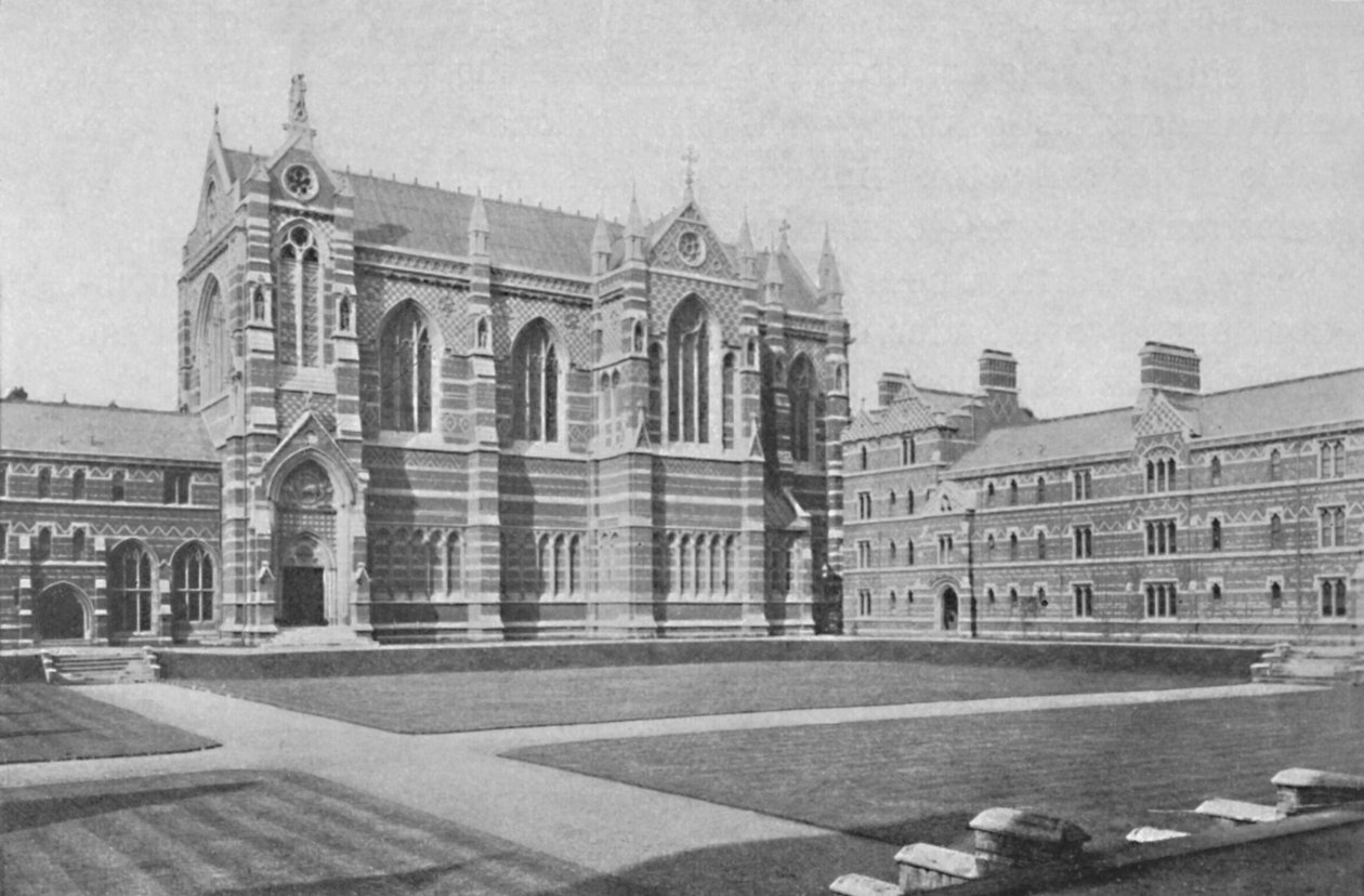 Quadrangle, Keble College, Oxford, 1904 af Unbekannt