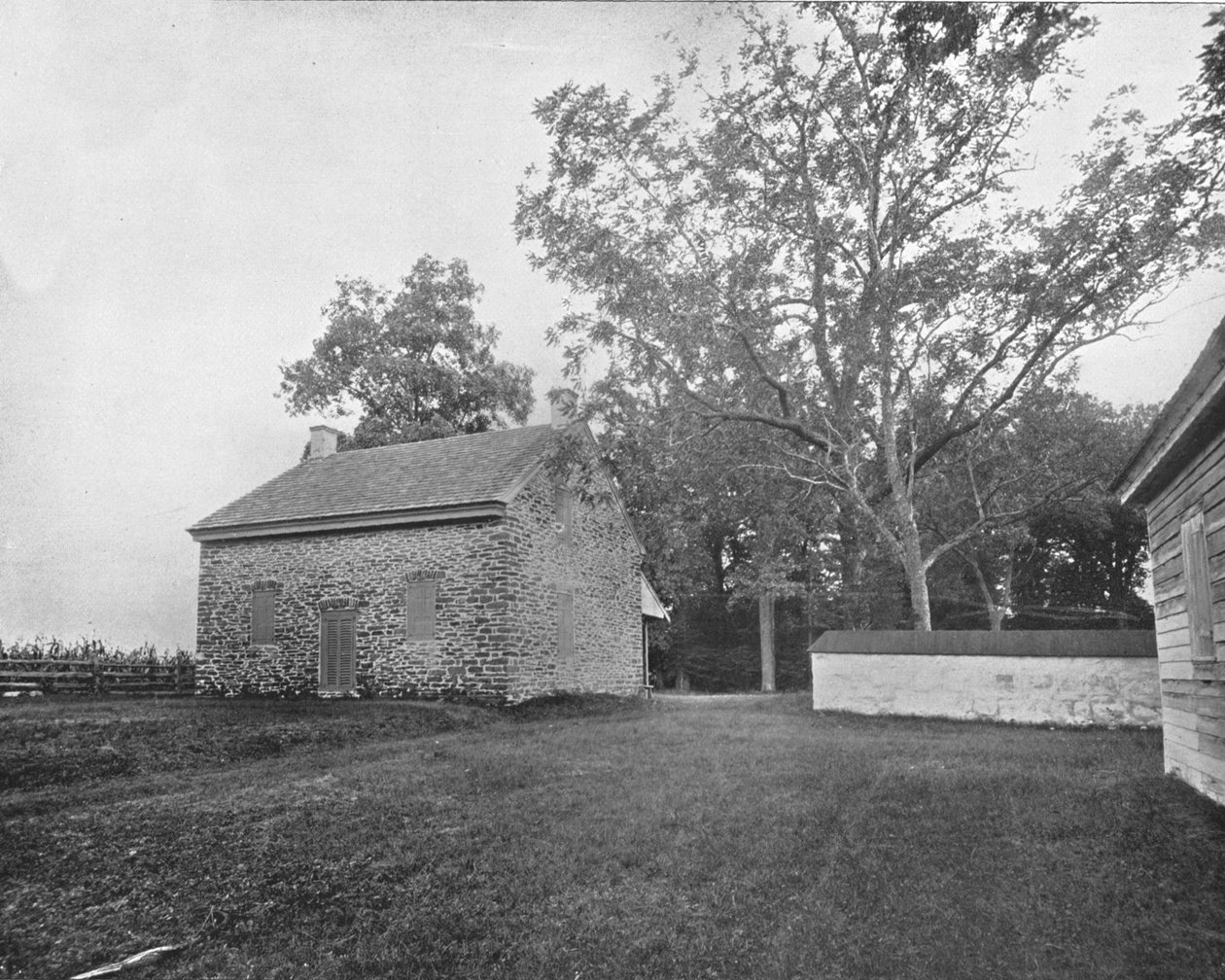 Quaker Meeting House, Battlefield of Princeton, New Jersey, USA, c1900. af Unbekannt
