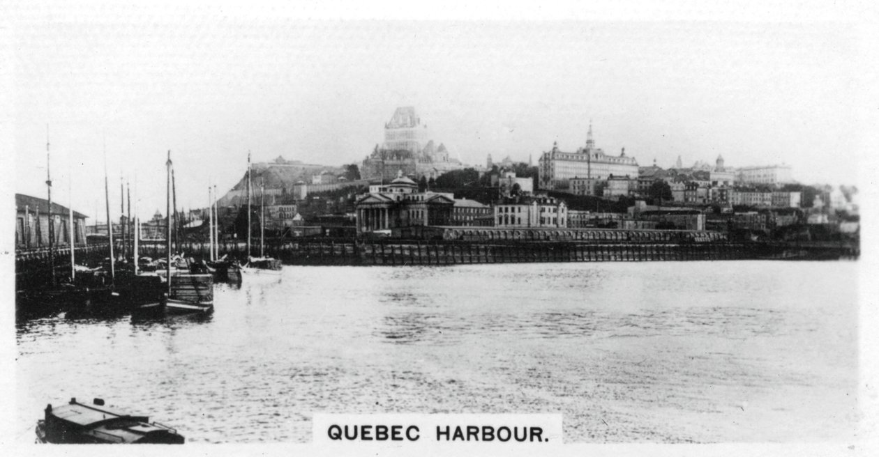 Quebec Harbour, Canada, c1920