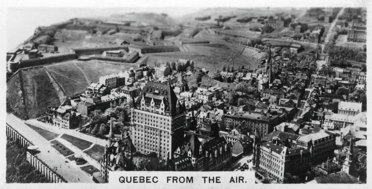 Quebec fra luften, Canada, c1920