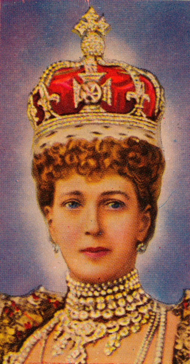 Dronning Alexandra, konsort af kong Edward VII, ved sin kroning, 1902 1935 af Unbekannt