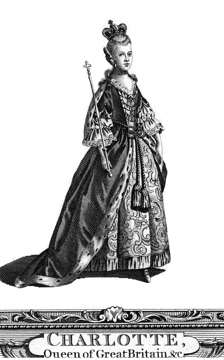 Dronning Charlotte, dronningepartner af George III af Det Forenede Kongerige af Unbekannt