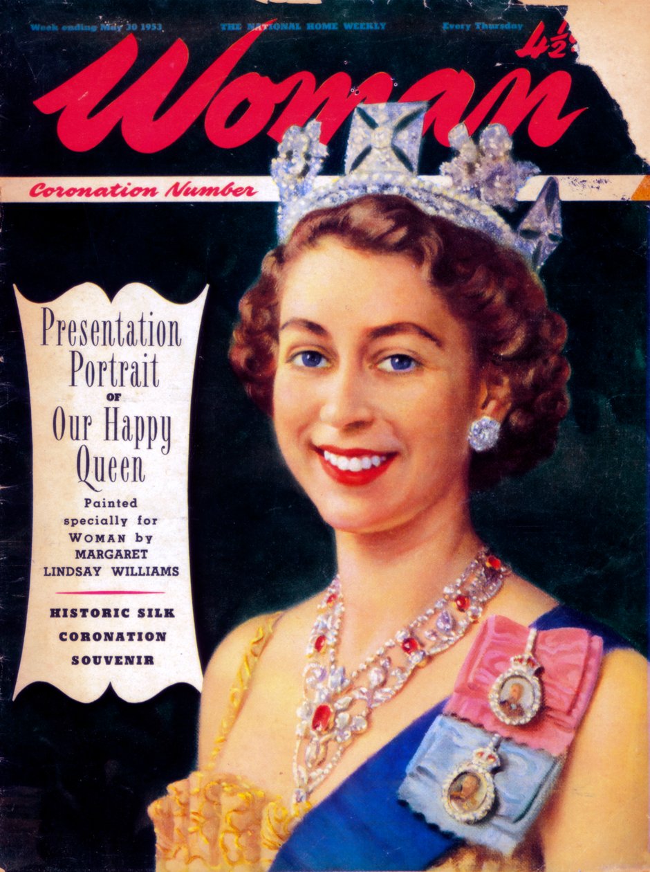 Dronning Elizabeth II f. 1926, 1953 af Unbekannt