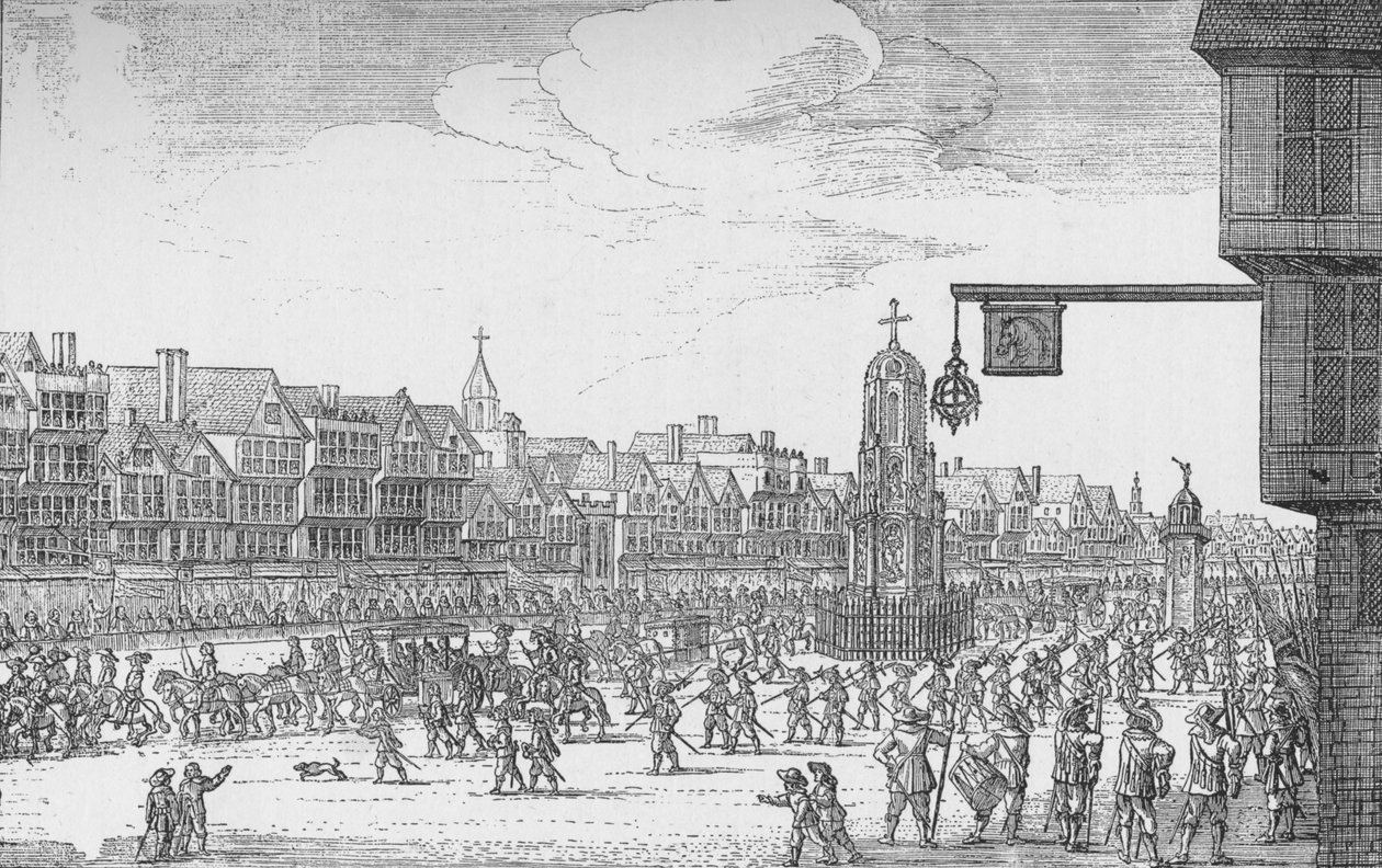 Dronning Henrietta Marias indtræden i London, 1625 1903 af Unbekannt