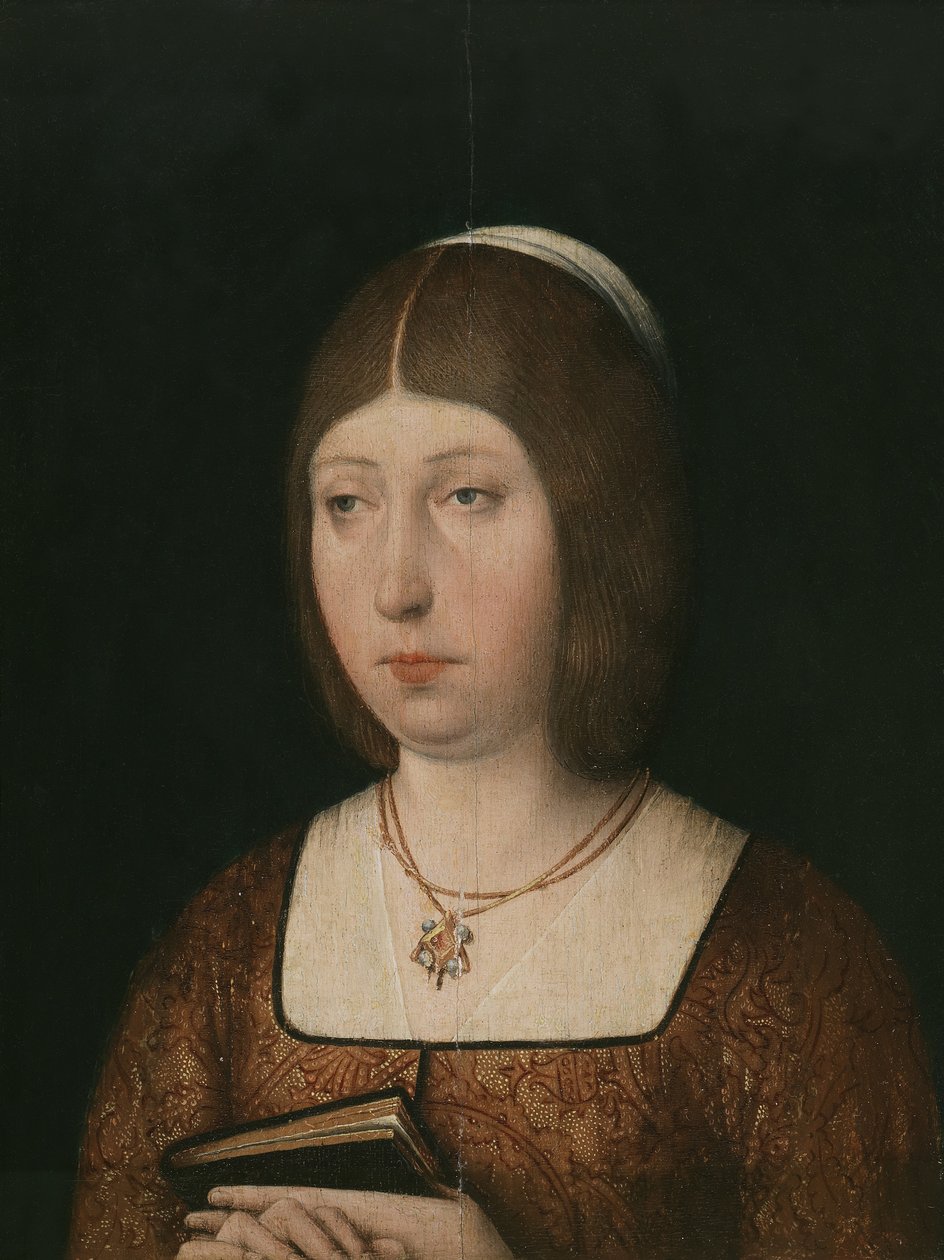 Dronning Isabella I af Castilien, ca. 1490 af Unbekannt