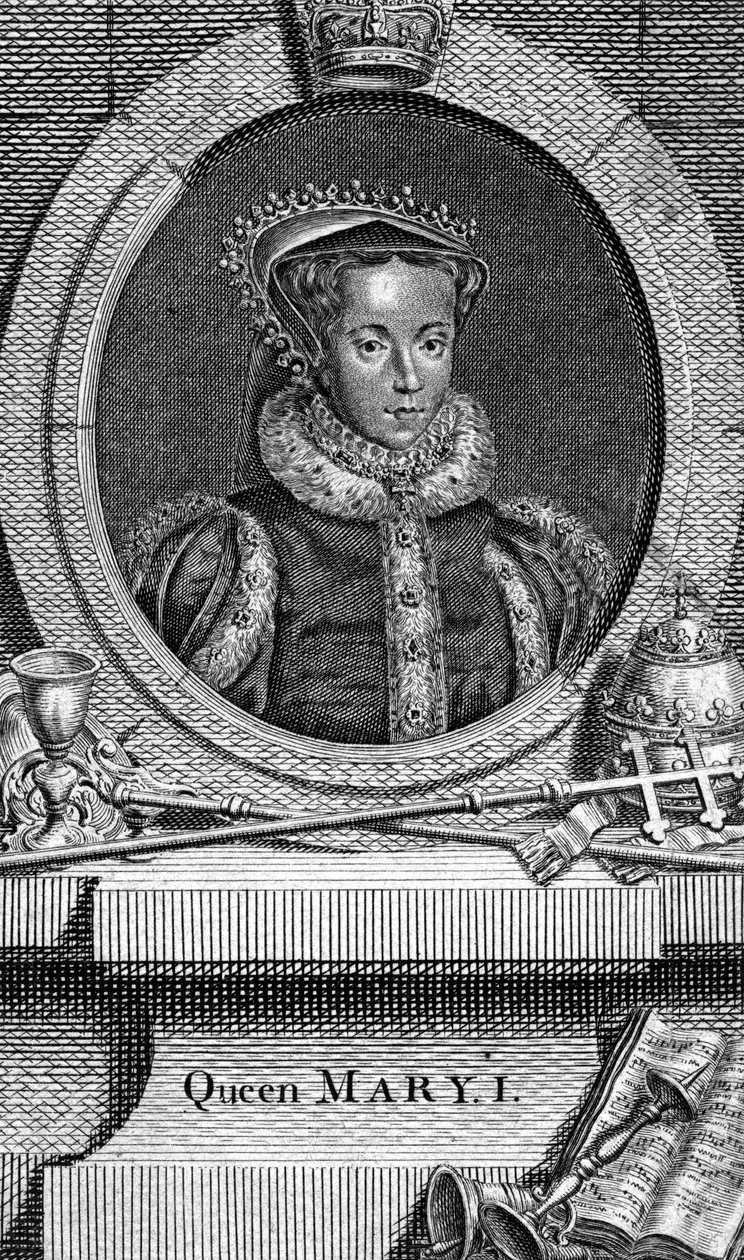 Dronning Mary I af England af Unbekannt