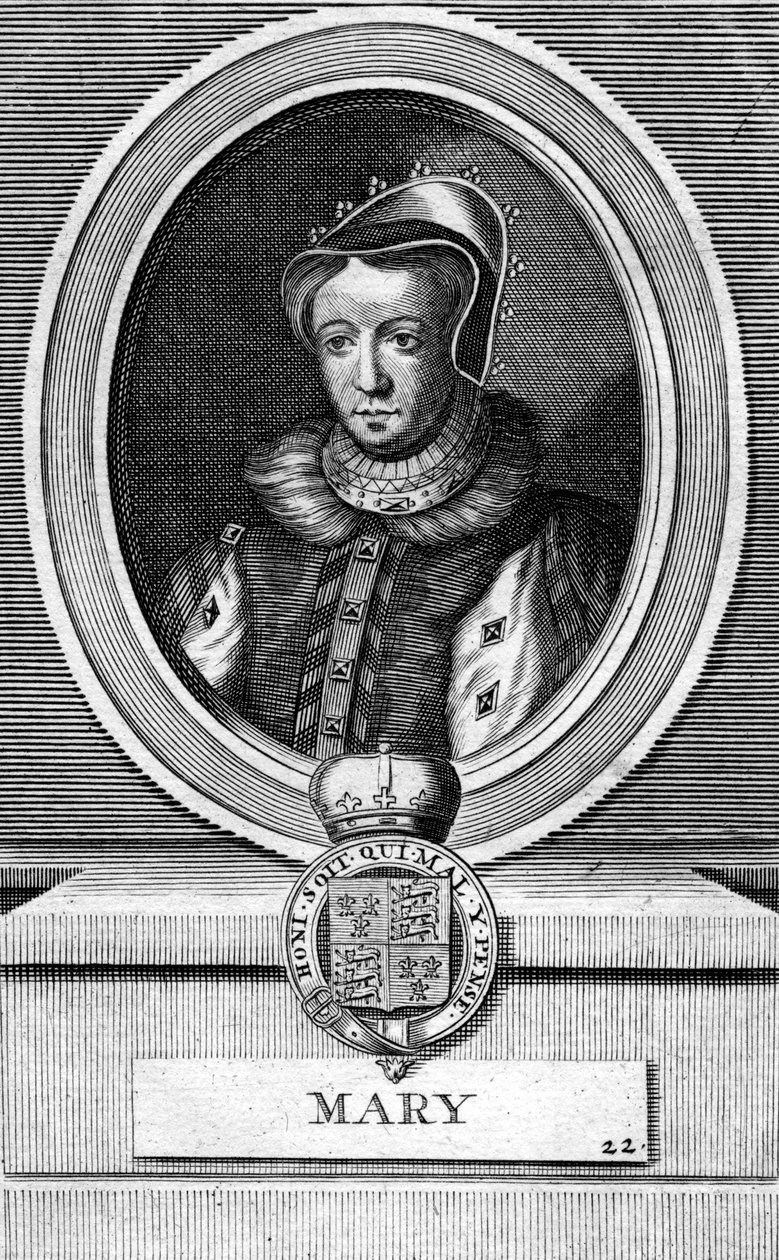 Dronning Mary I af England af Unbekannt