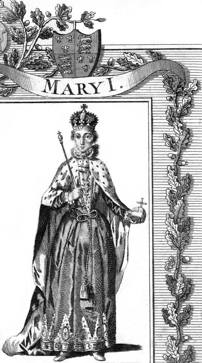 Dronning Mary I af England af Unbekannt