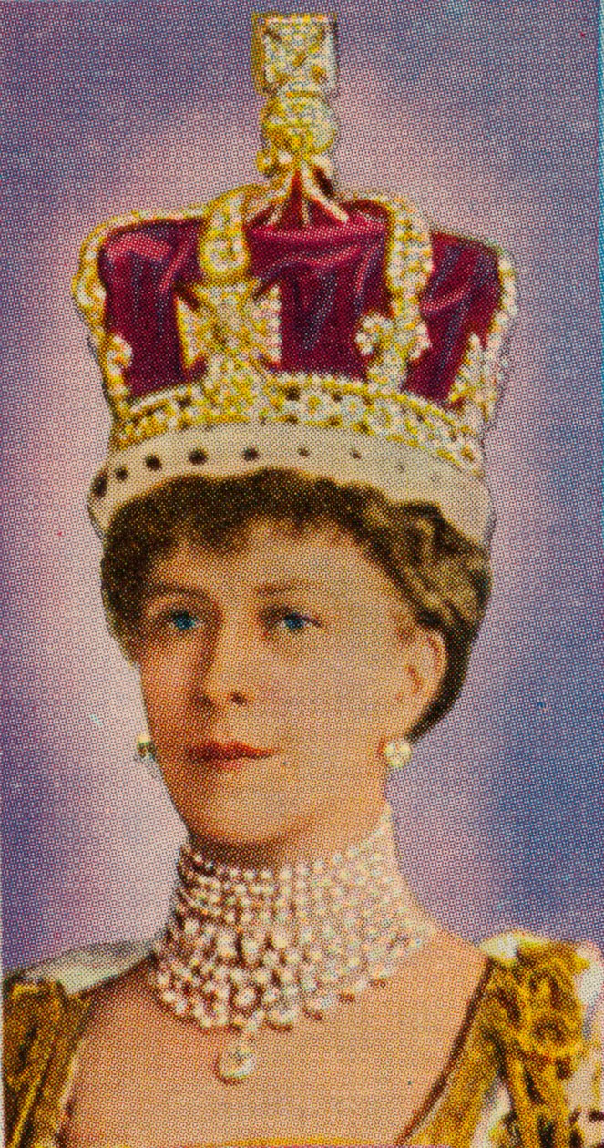 Dronning Mary, konsort af kong George V, ved sin kroning, 1911 1935 af Unbekannt