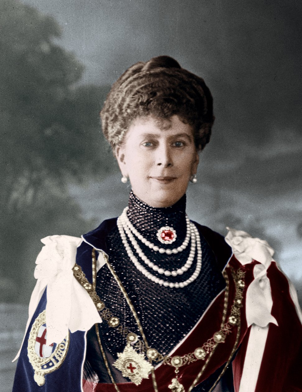Queen Mary, konsort af kong George V af Det Forenede Kongerige, c1910