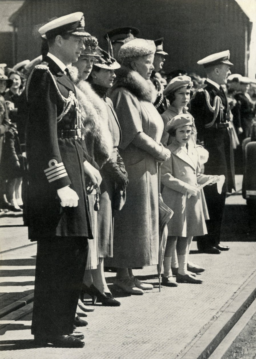 Queen Mary tager afsted for at besøge Canada, 1939, 1951. af Unbekannt