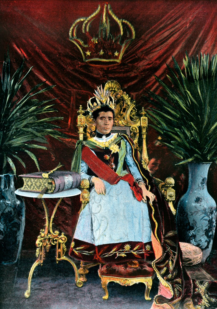 Dronning Ranavalona Manjaka III af Madagaskar, ca. 1880