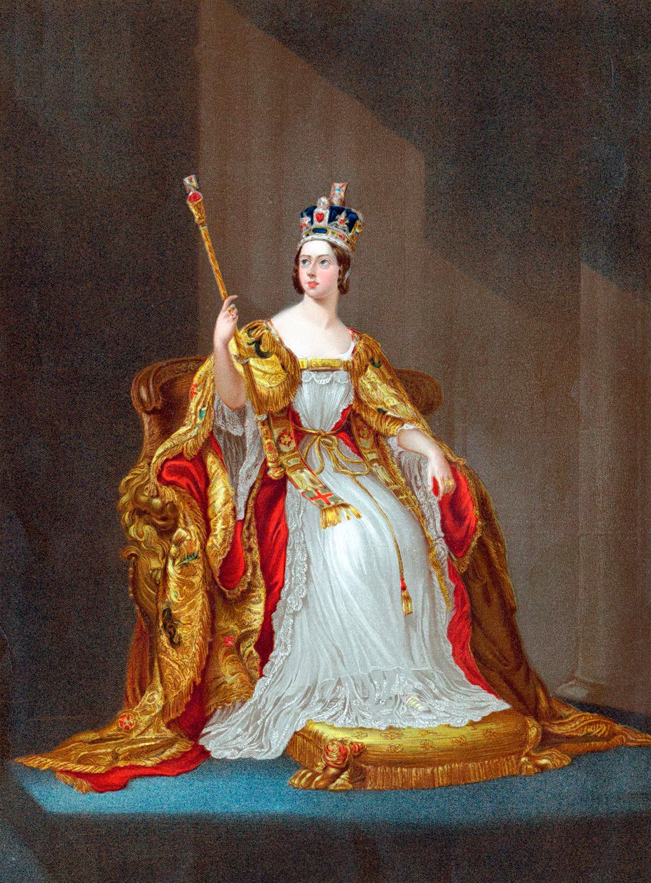 Dronning Victoria 1819-1901, 1838 af Unbekannt