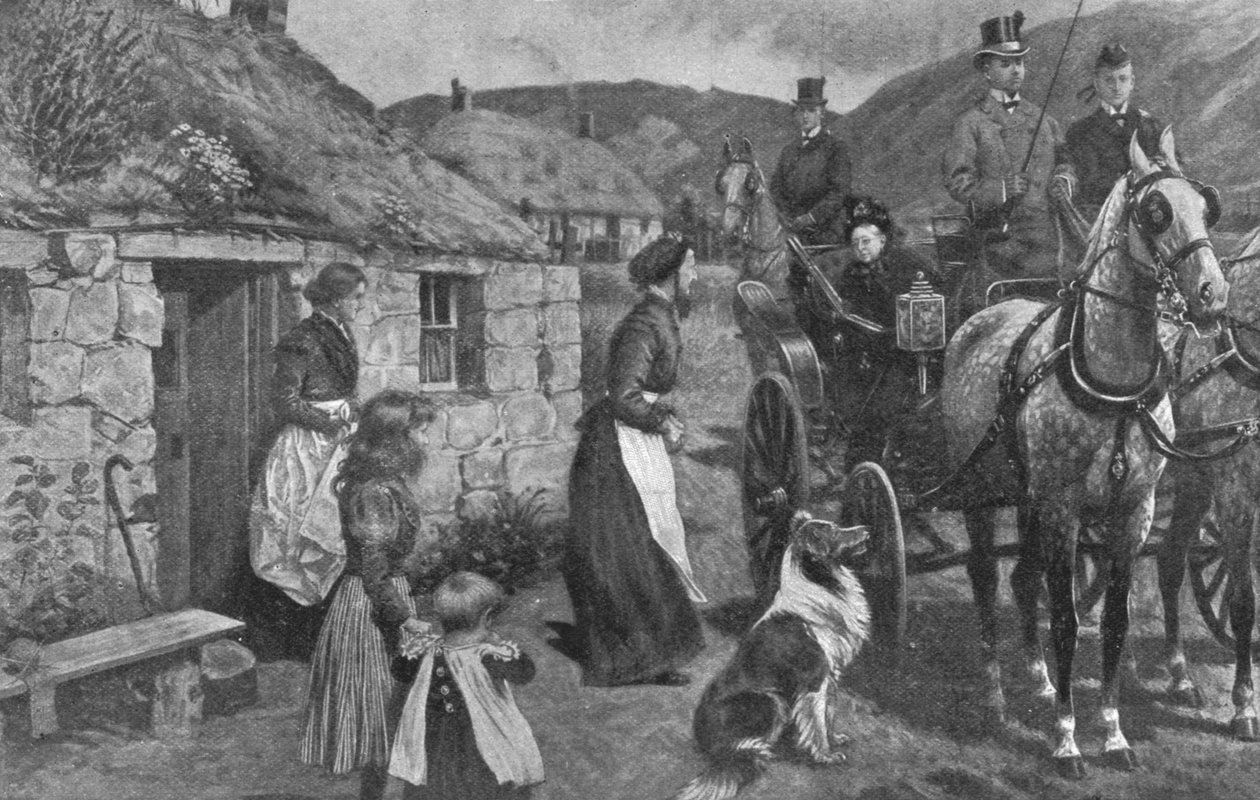 Dronning Victoria og hendes højlandslejere, c1870