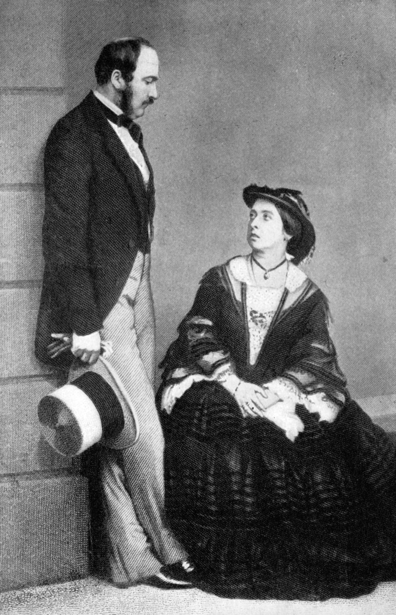 Dronning Victoria og Prinsgemalen, 1860 af Unbekannt