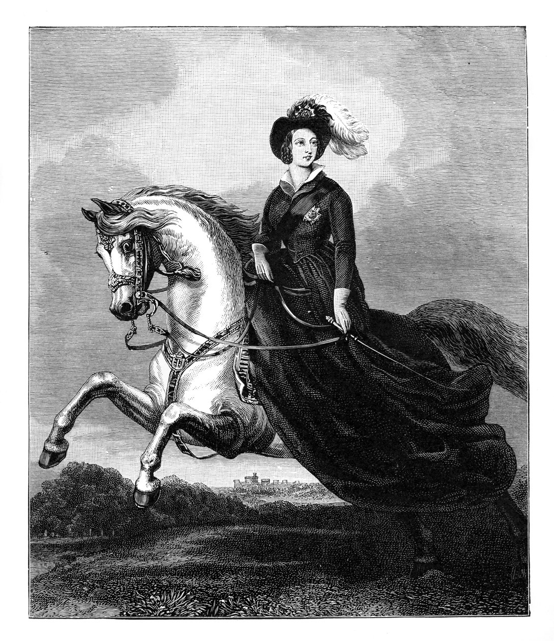 Dronning Victoria, c1840