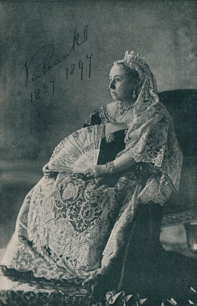 Dronning Victoria i året for hendes diamantjubilæum, 1897 1909 af Unbekannt