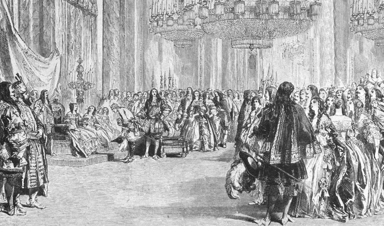 Dronning Victorias restaureringskostumebal i Buckingham Palace, 6. juni 1845, 1901. af Unbekannt