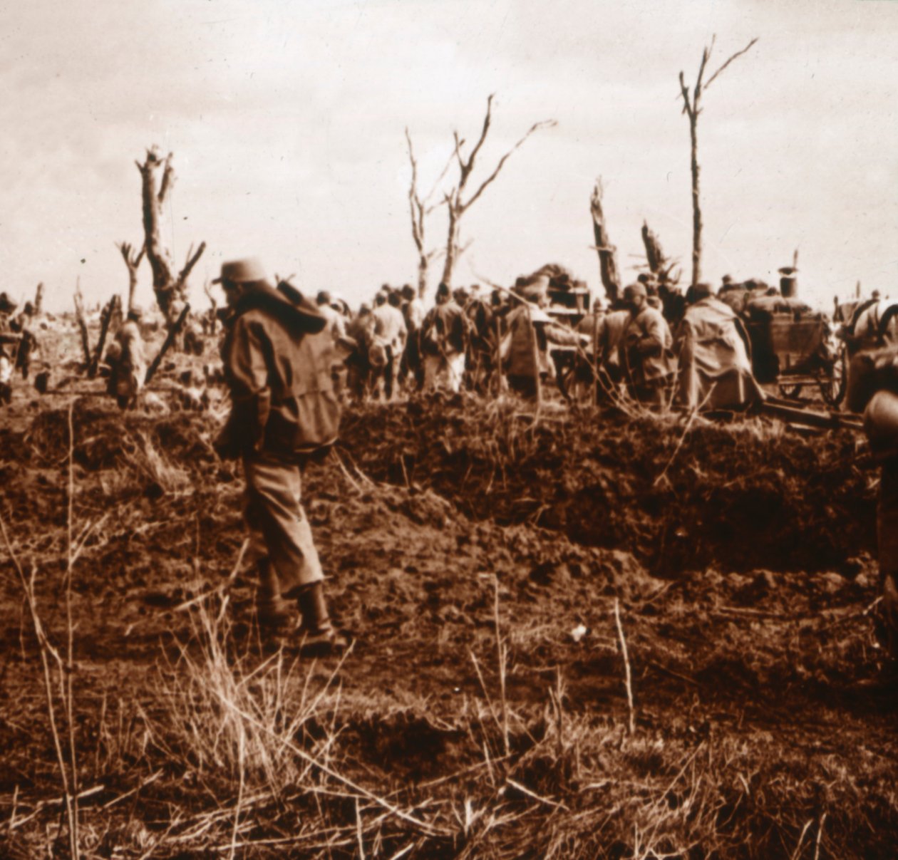 Quennevières, Nordfrankrig, c1914-c1918 af Unbekannt