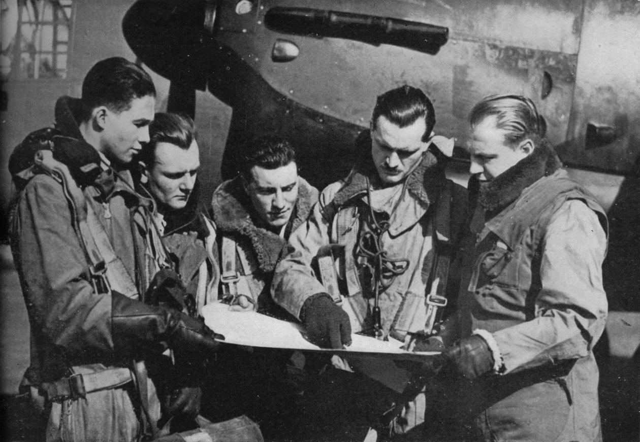 RAF bombefly besætning, 1941 af Unbekannt