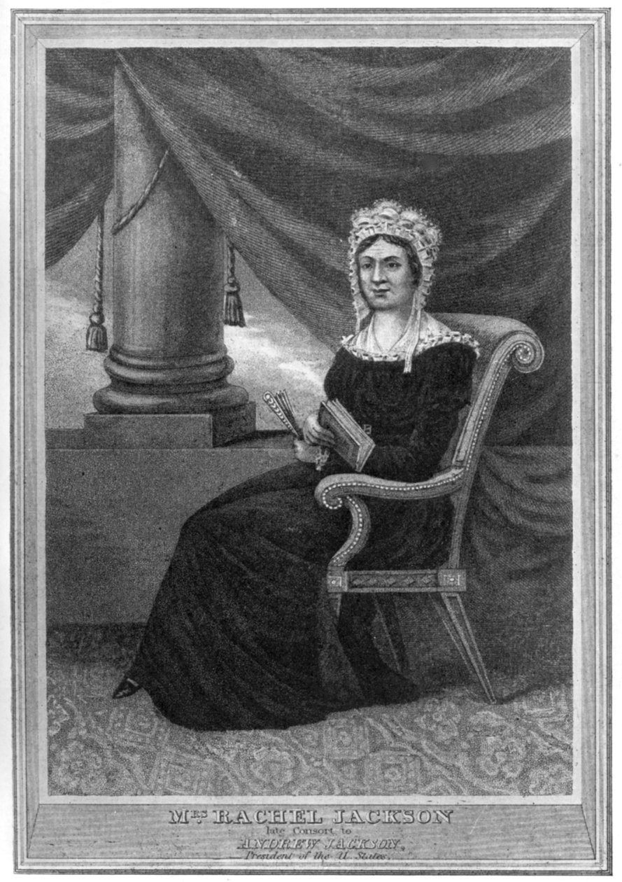 Rachel Jackson 1767-1828, førstedame, 19. århundrede 1908 af Unbekannt