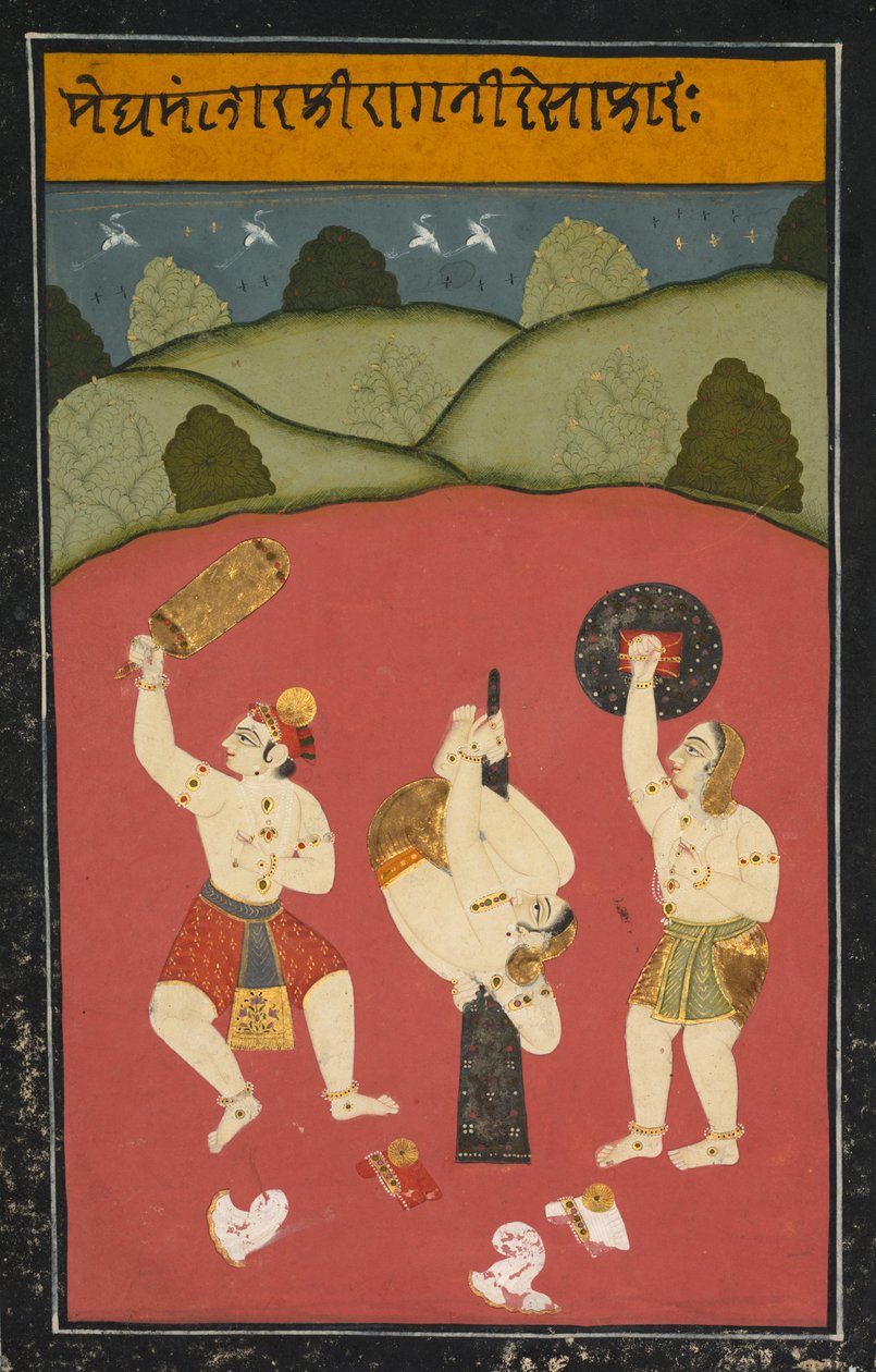 Ragini Desakh af Meghmalhar, S. 1770-1790. af Unbekannt