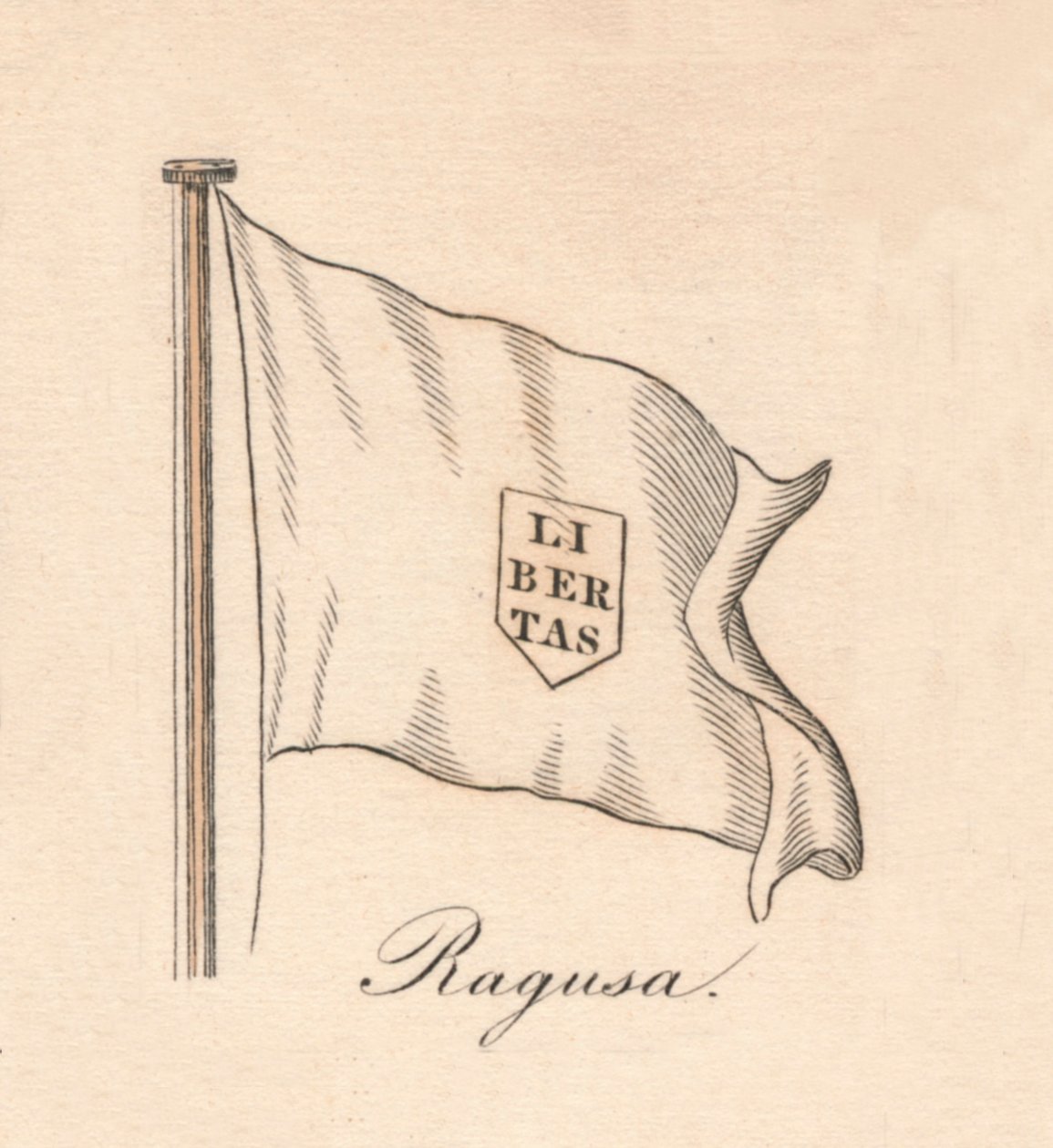 Ragusa, 1838 af Unbekannt