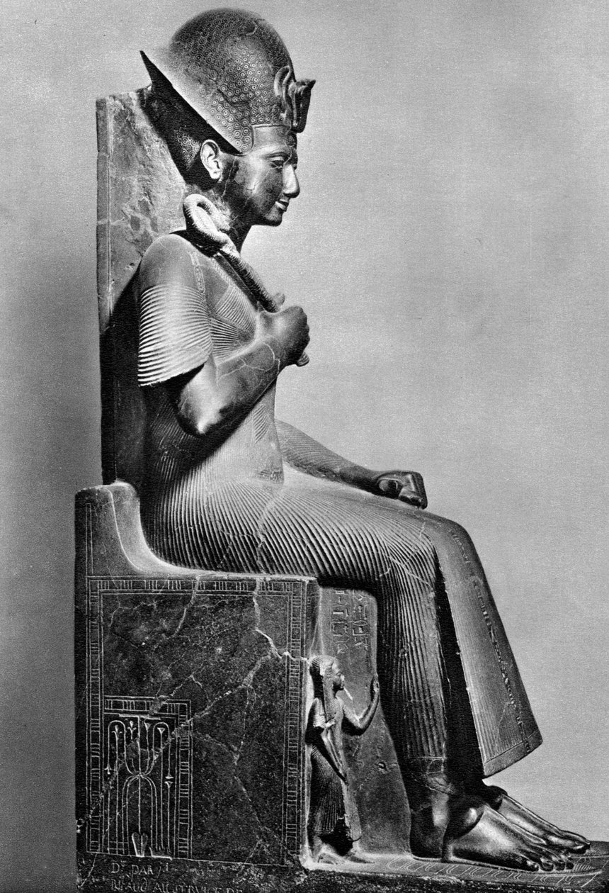 Ramses II 1279 f.Kr.-1213 f.Kr., oldægyptisk farao, c1250 f.Kr. 1936 af Unbekannt