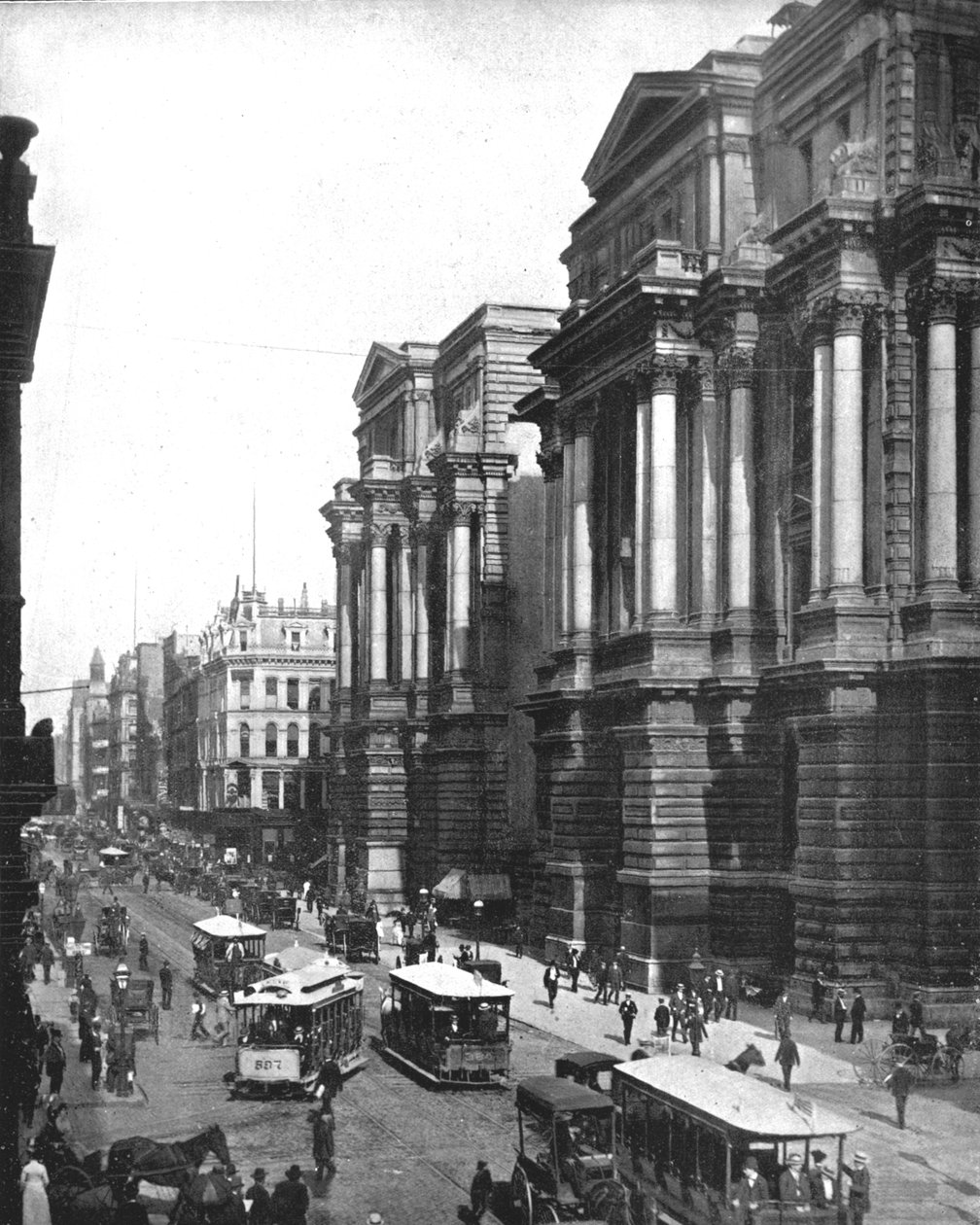 Randolph Street, Chicago, Illinois, USA, c1900. af Unbekannt