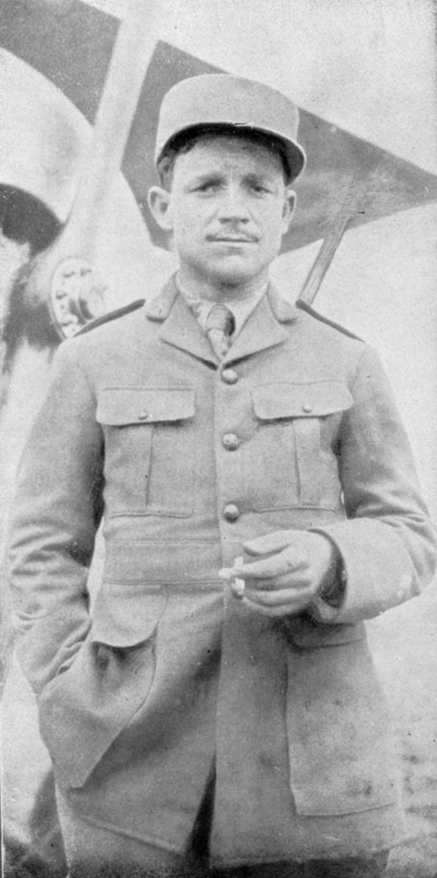 Raoul Lufbery, fransk-amerikansk jagerpilot og flyvende es fra Første Verdenskrig, 1914-1918 af Unbekannt