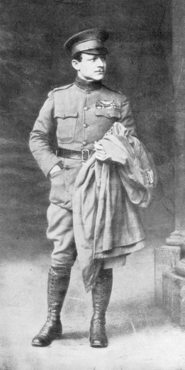 Raoul Lufbery, fransk-amerikansk jagerpilot og flyvende es fra Første Verdenskrig, 1914-1918 af Unbekannt