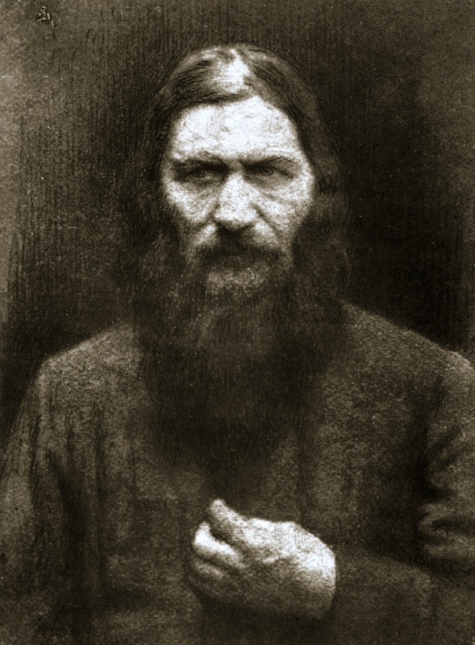 Rasputin, russisk mystiker, begyndelsen af det 20. århundrede af Unbekannt