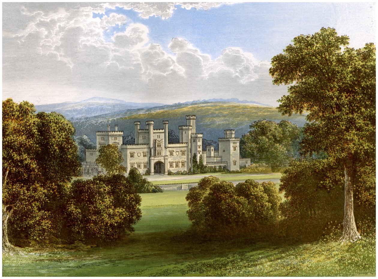 Ravensworth Castle, County Durham, hjemsted for jarlen af Ravensworth, c1880 af Unbekannt