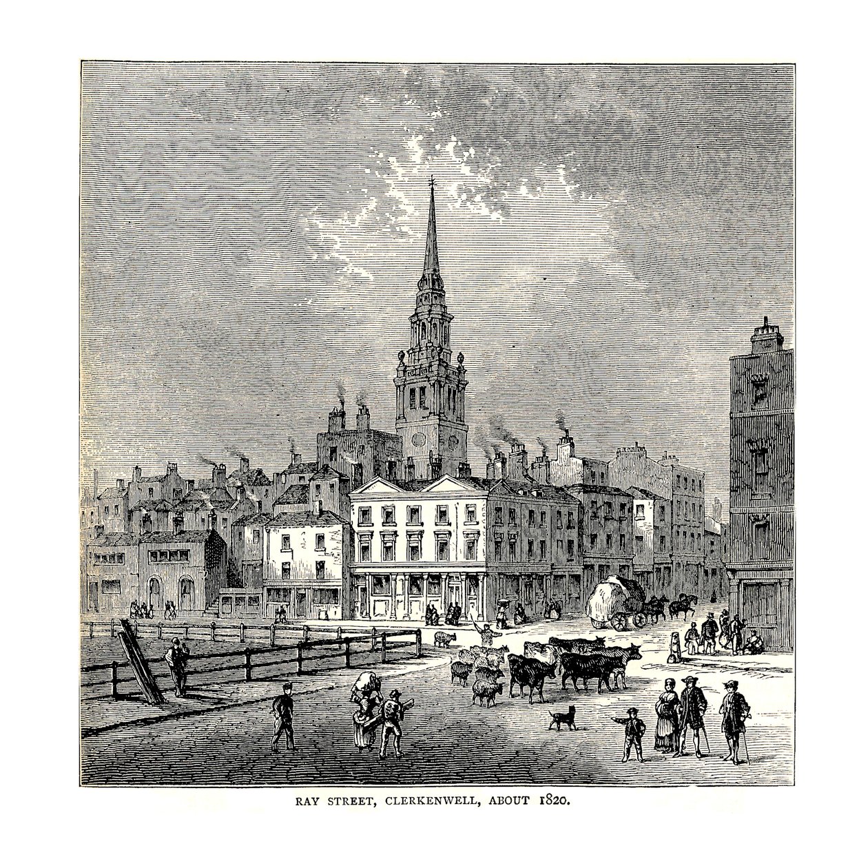 Ray Street, 1820 af Unbekannt