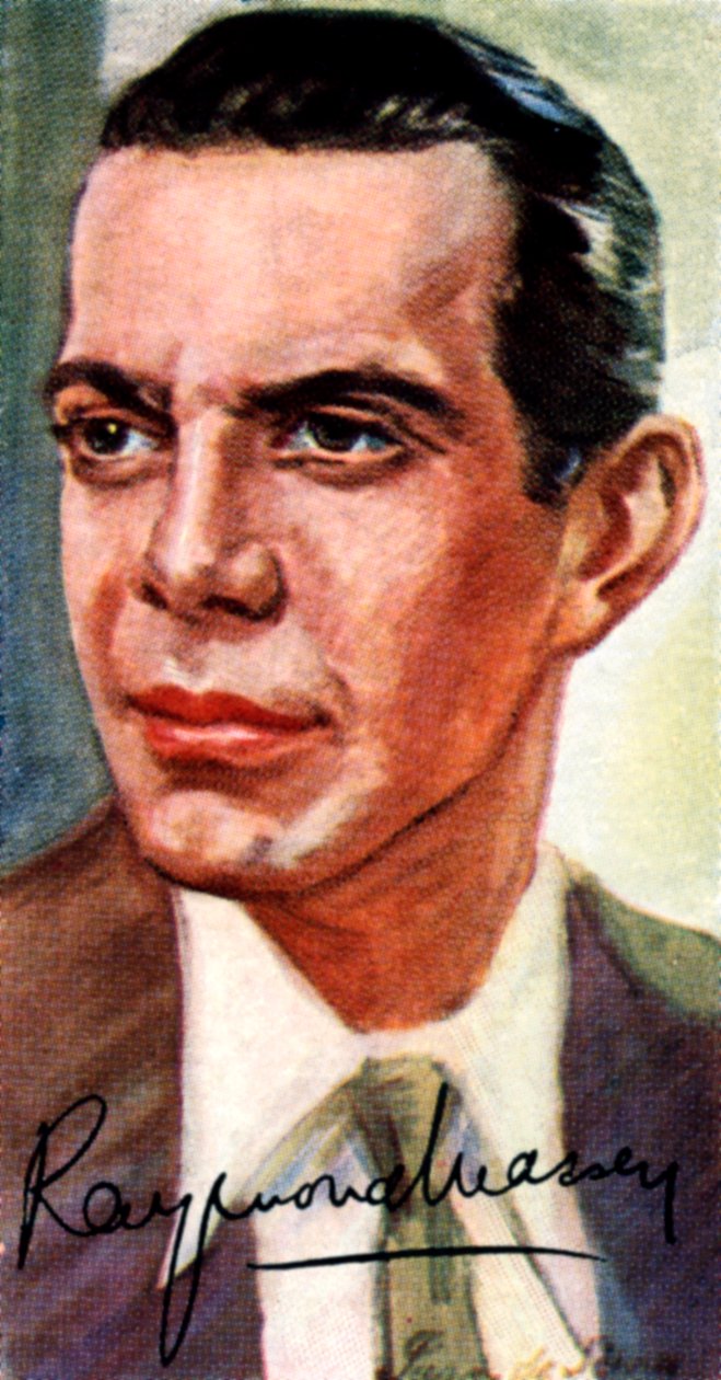 Raymond Hart Massey, 1896-1983, canadisk skuespiller, 20. århundrede af Unbekannt
