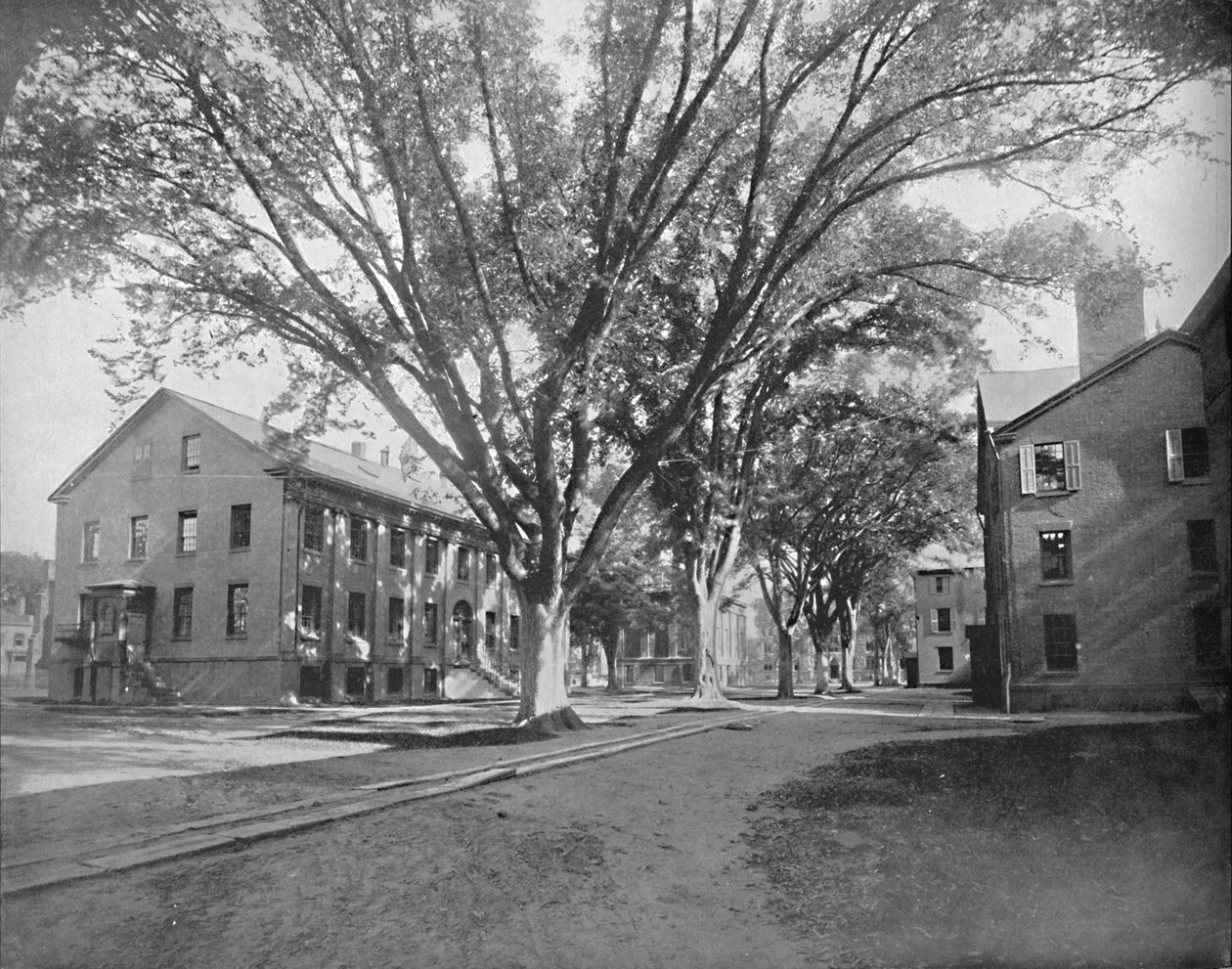Reading Hall and Treasury, Yale College, New Haven, Conn., c1897. af Unbekannt