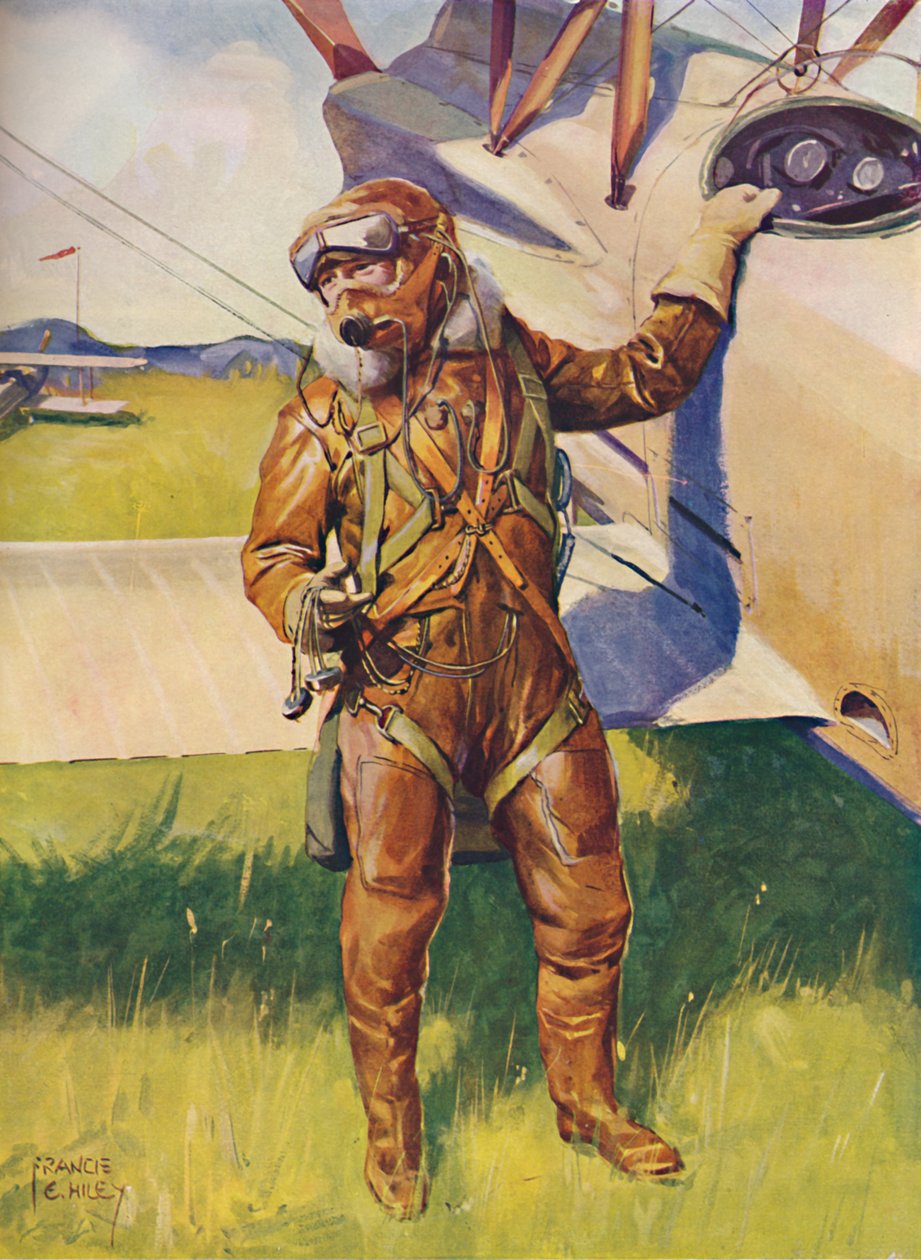 Klar til en højhøjdeflyvning, 1927 af Unbekannt