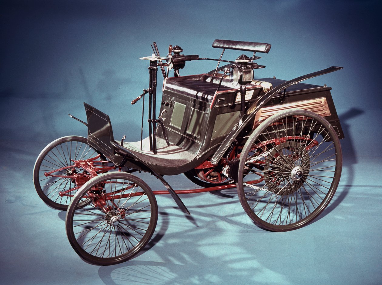 Bagmotor Benz Velo bil, tysk, 1894 af Unbekannt