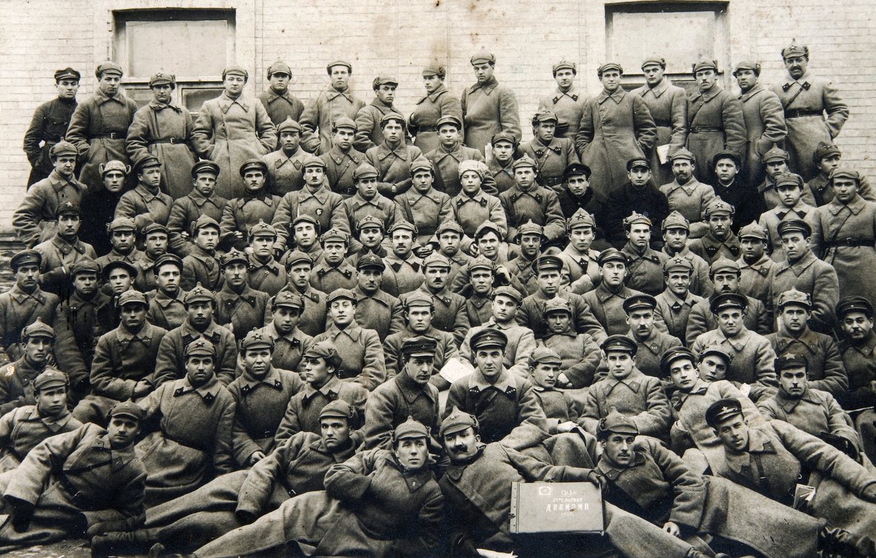 Røde Hærs soldater fra den 99. infanteridivision, USSR, 1928 af Unbekannt