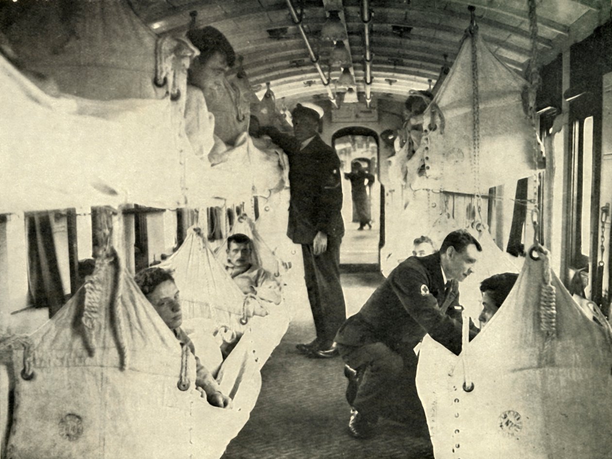 Røde Kors Tog, 1919. af Unbekannt