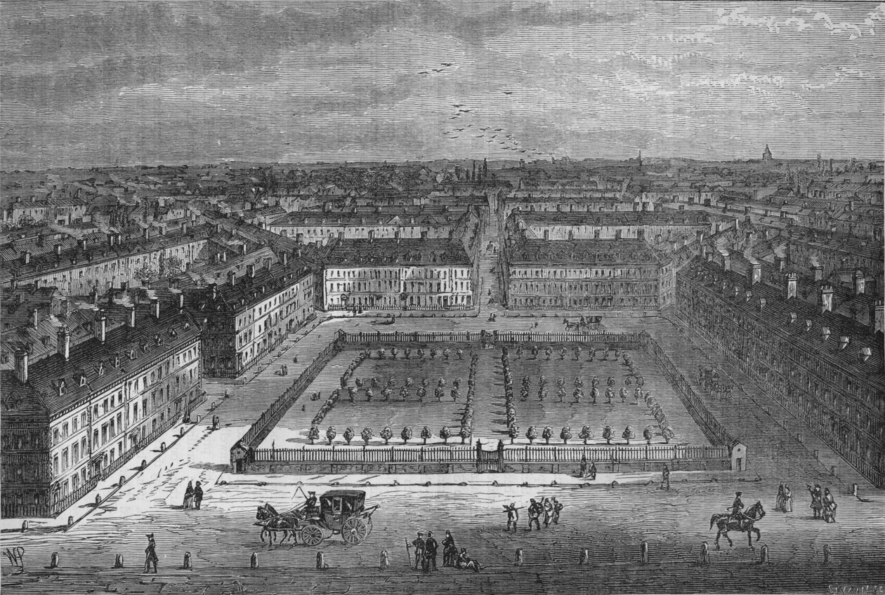Red Lion Square, London, i 1800, 1878 af Unbekannt