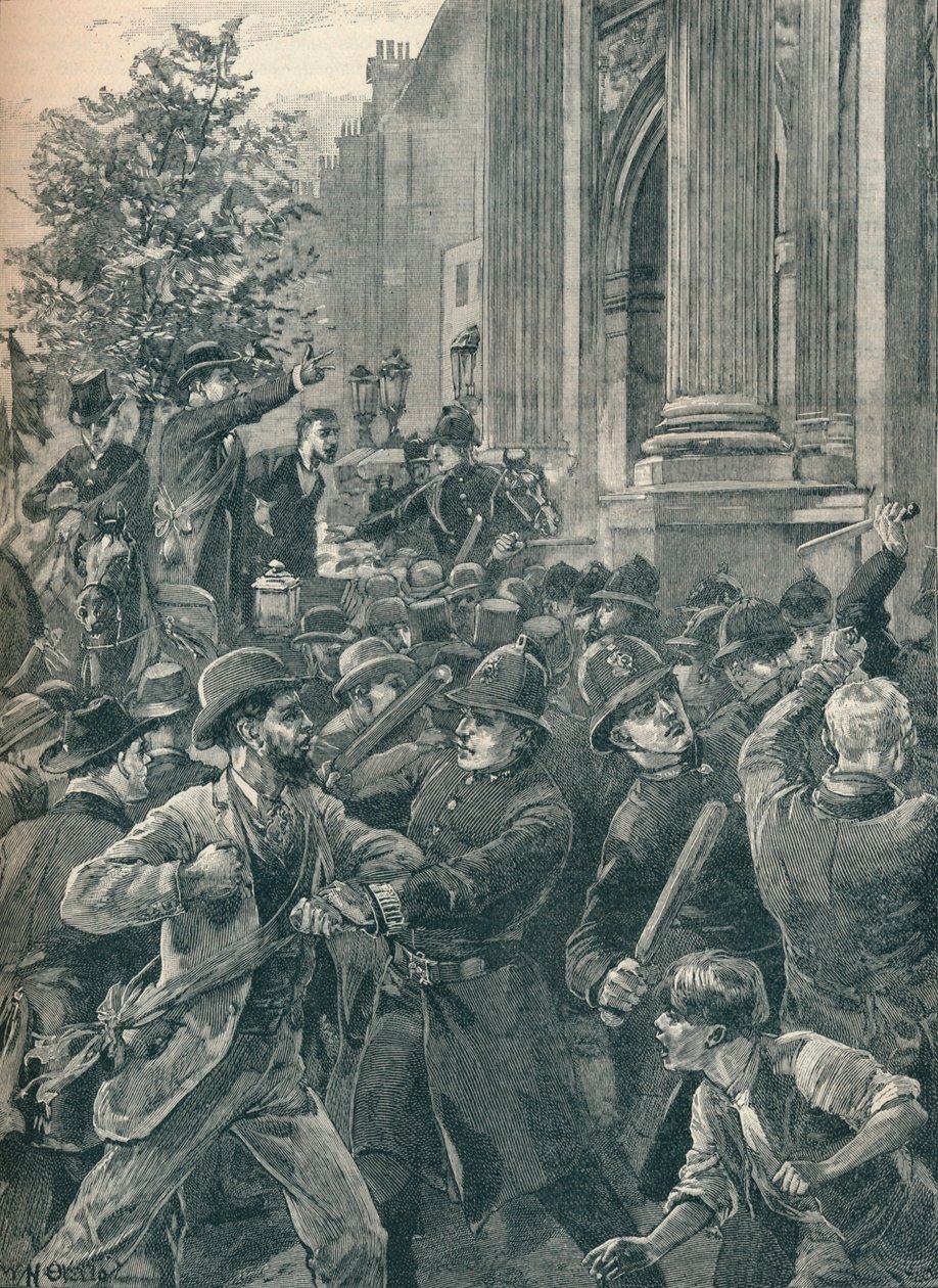 Reform Leaguers ved Marble Arch, London, 1866 1906 af Unbekannt