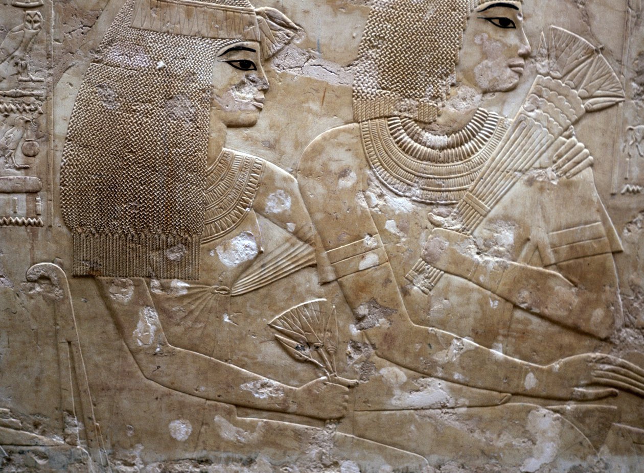 Relief fra Ramoses grav, Luxor, Egypten, 1300-tallet f.Kr af Unbekannt
