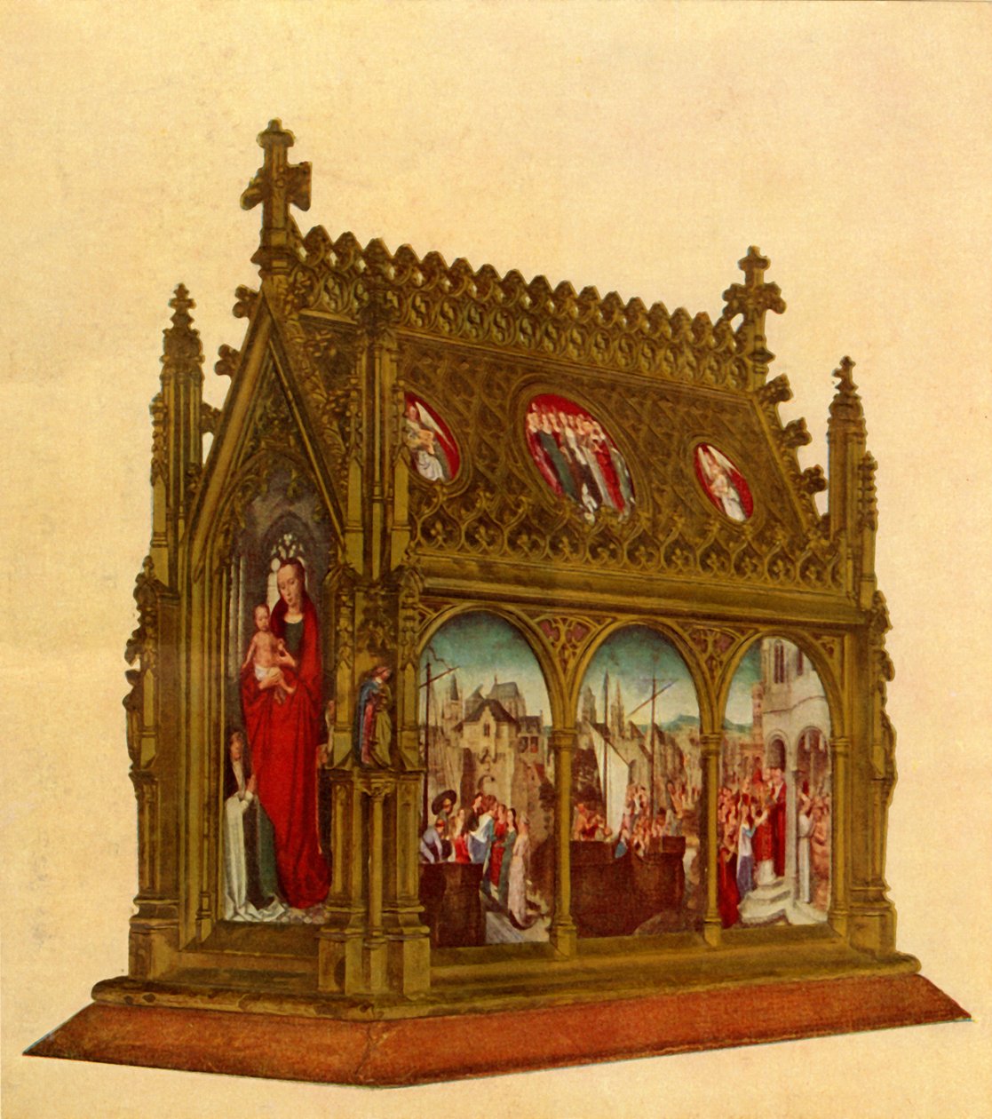 Sankt Ursulas relikvieskrin, c1489. af Unbekannt