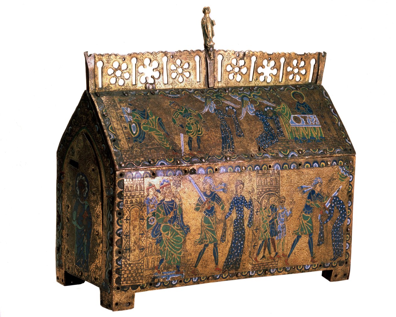 Relikvieskrin med scener fra Saint Valerias liv, c1170 af Unbekannt