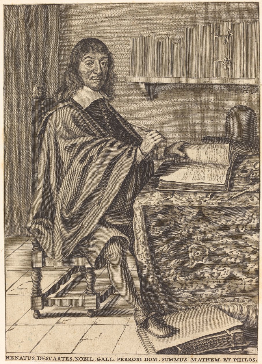 René Descartes. af Unbekannt