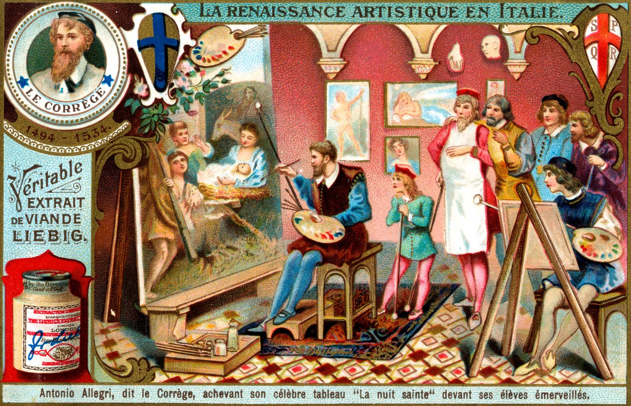 Renæssancekunst i Italien: Antonio Allegri, c1900 af Unbekannt
